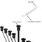 Vintiquewise Nine Branch Electric Chabad Judaica Chanukah Menorah with LED Candle Design Candlestick, Black QI004204.BK - alternate 4